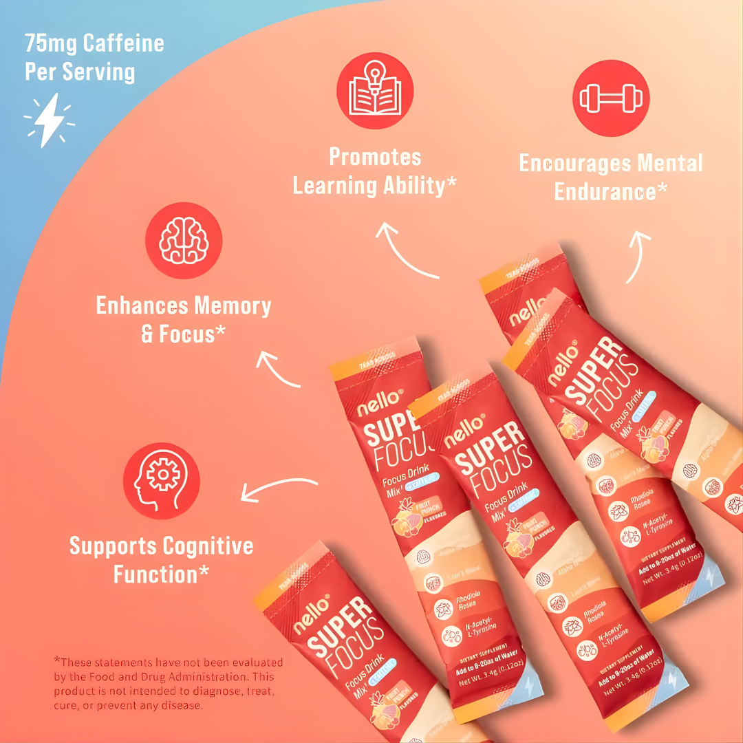 Celestra® SuperFocus Fruit Punch Drink Mix